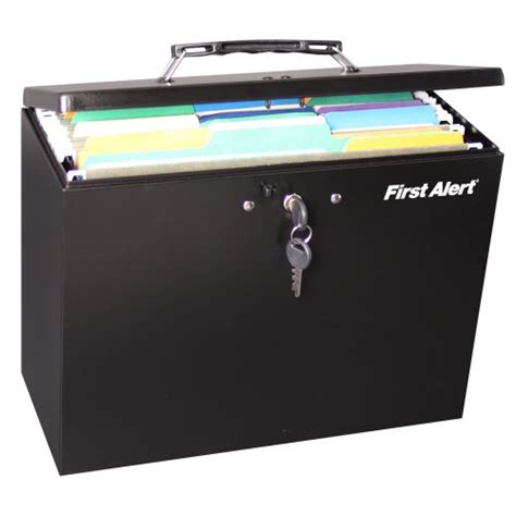 first alert 3050f steel hanging folder file box|First Alert Steel Hanging Folder File Bo.